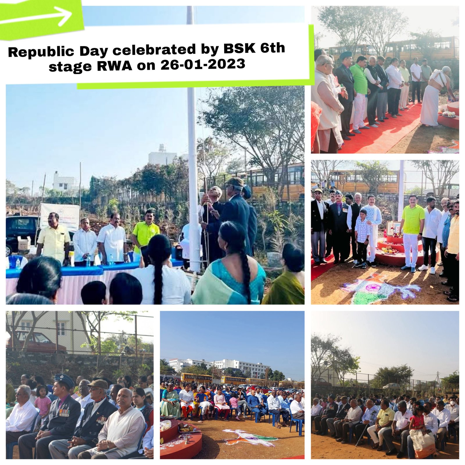 Republic day celebration by our RWA 2023