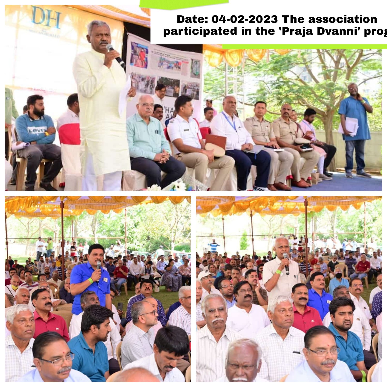 Janaspanda event with our mla somashekar gwodasir