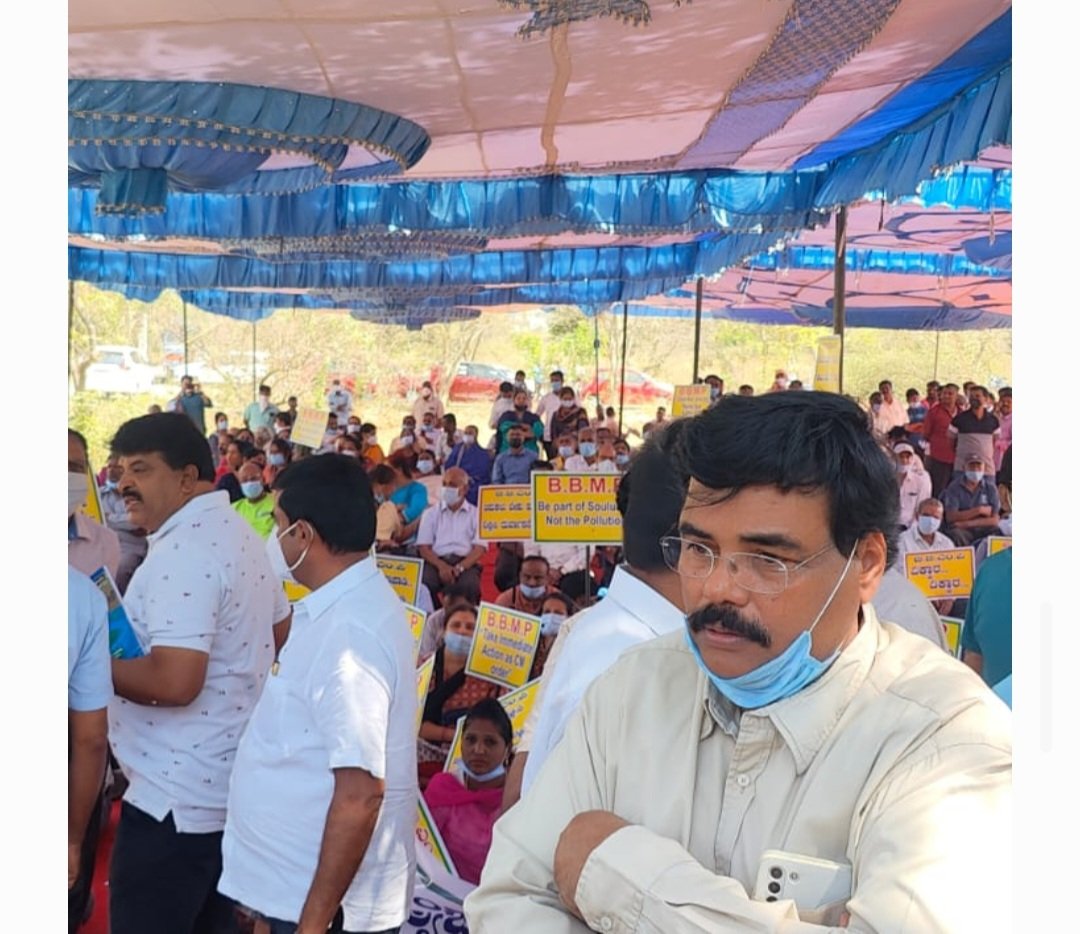 BSK 6stage RWA and Residents starts NIRANTARA DARANA against BBMP to close the garbage unit